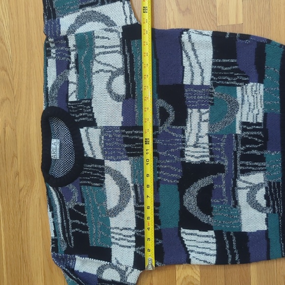 Vintage crewneck sweater Large 80s 90s grandpa - Picture 5 of 8